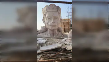 131-Ft Hanuman Statue Inaugurated in Nathdwara