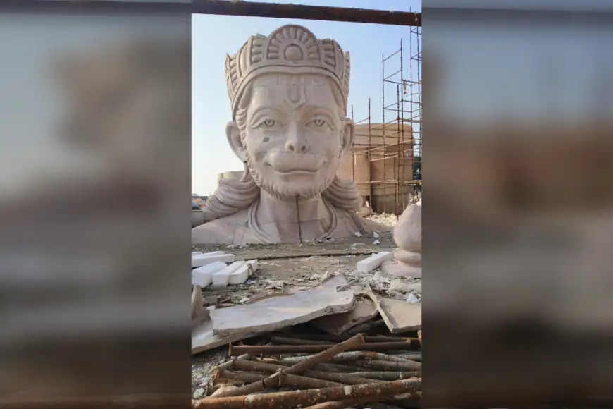 131-Ft Hanuman Statue Inaugurated in Nathdwara