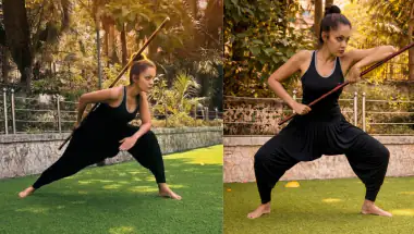 Sheena Chohan Celebrates Kalaripayattu on World Health Day