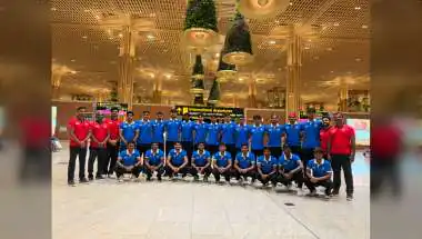 Indian Junior Men's Hockey Team Leaves for Belgium Tour