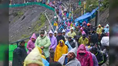 Amarnath Yatra Resumes After 6-Day Weather Halt