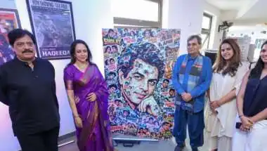 Hema Malini Pays Tribute to Dharmendra at Whistling Woods